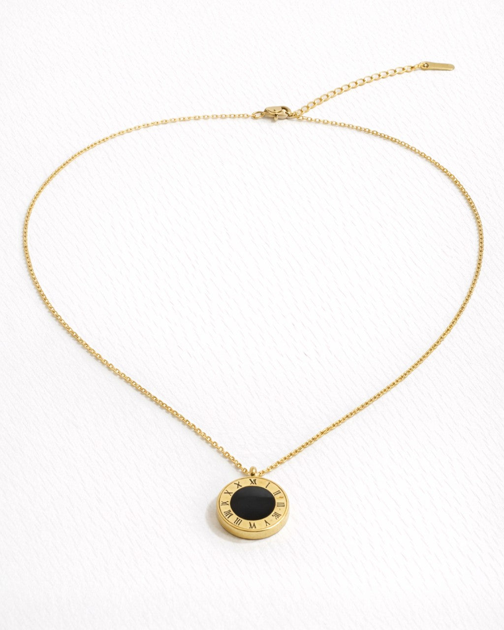 Roman Numeral Pendant Necklace