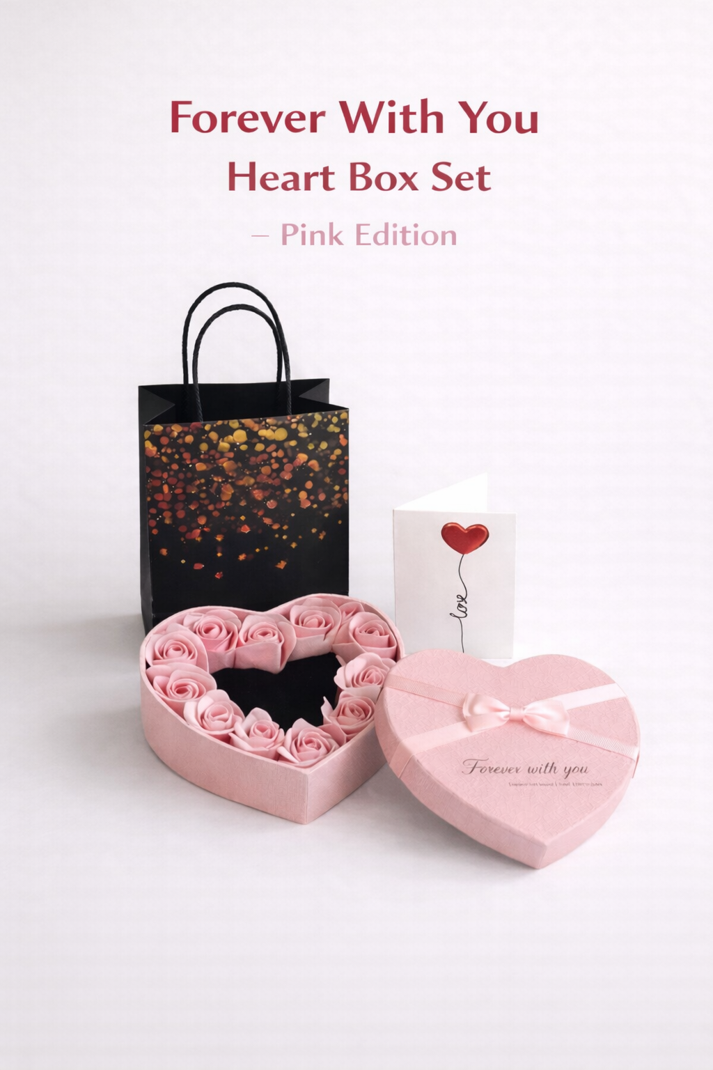 PINK HEART BOX SET