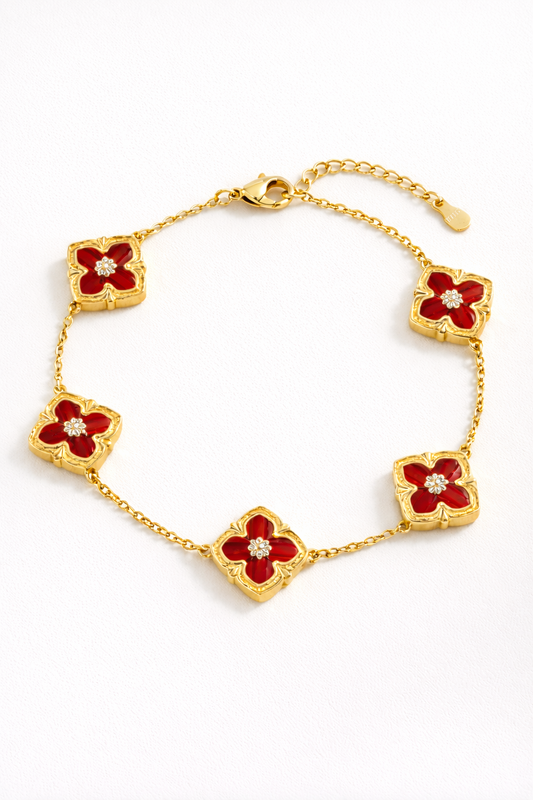 Luxury Clover Bracelet – Gold