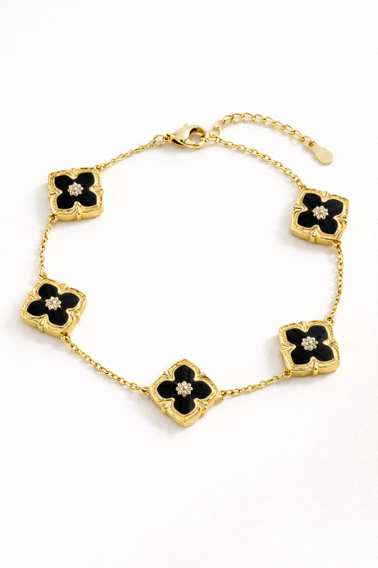 Luxury Clover Bracelet – Gold
