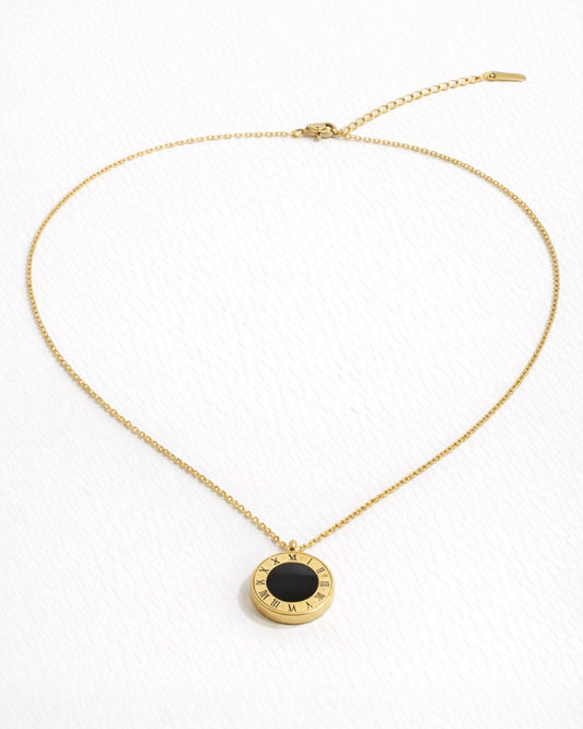 Roman Numeral Pendant Necklace