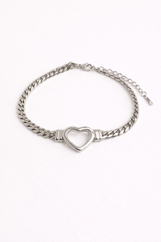 ❤️ Heart Chain Bracelet (Gold / Silver)